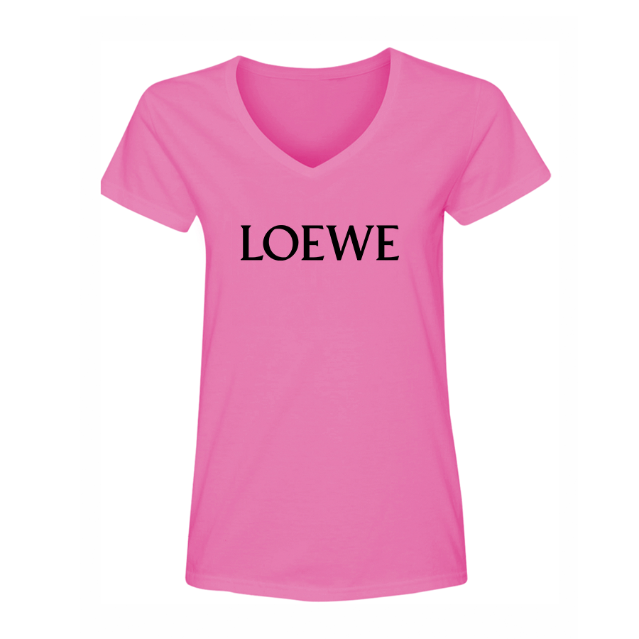 Women's Loewe V-Neck T-Shirt