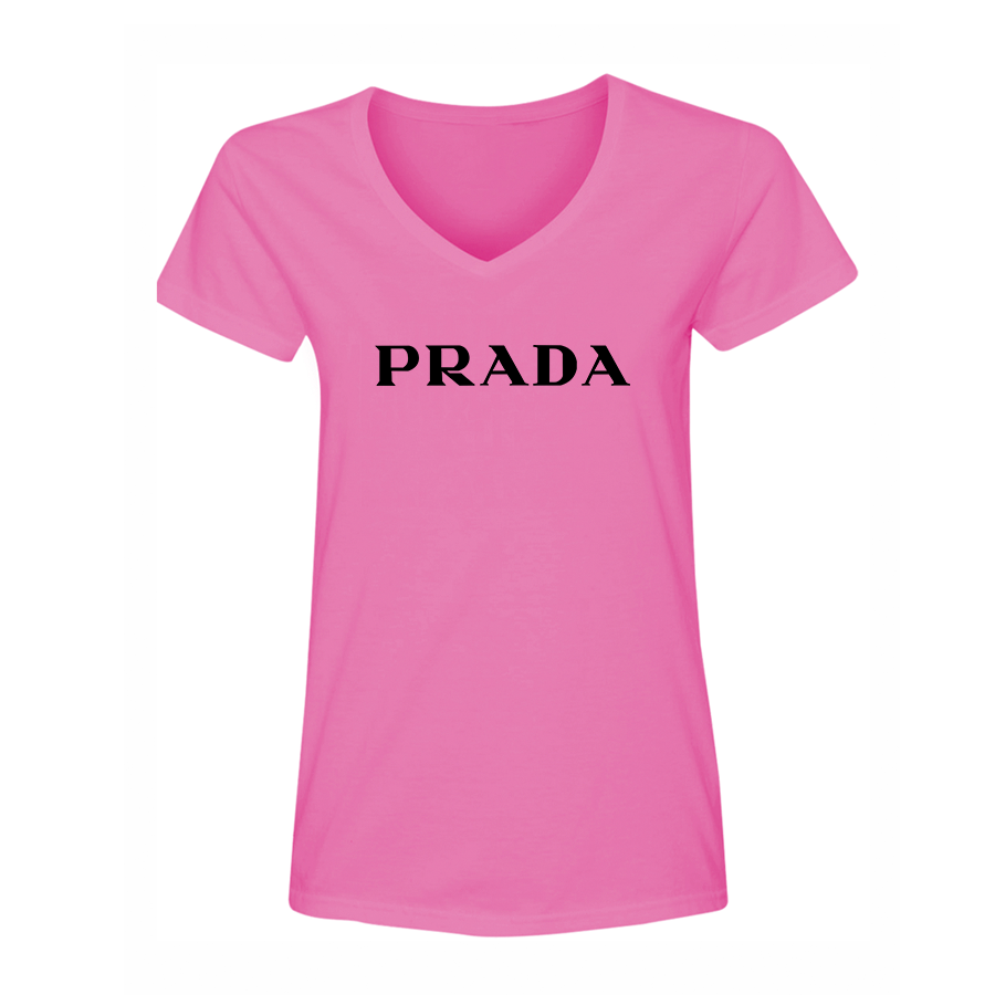 Women's Prada V-Neck T-Shirt
