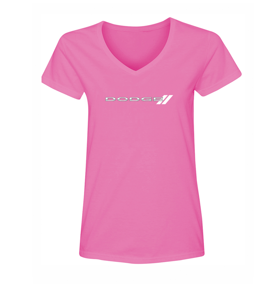 Women's Dodge Car  V-Neck T-Shirt
