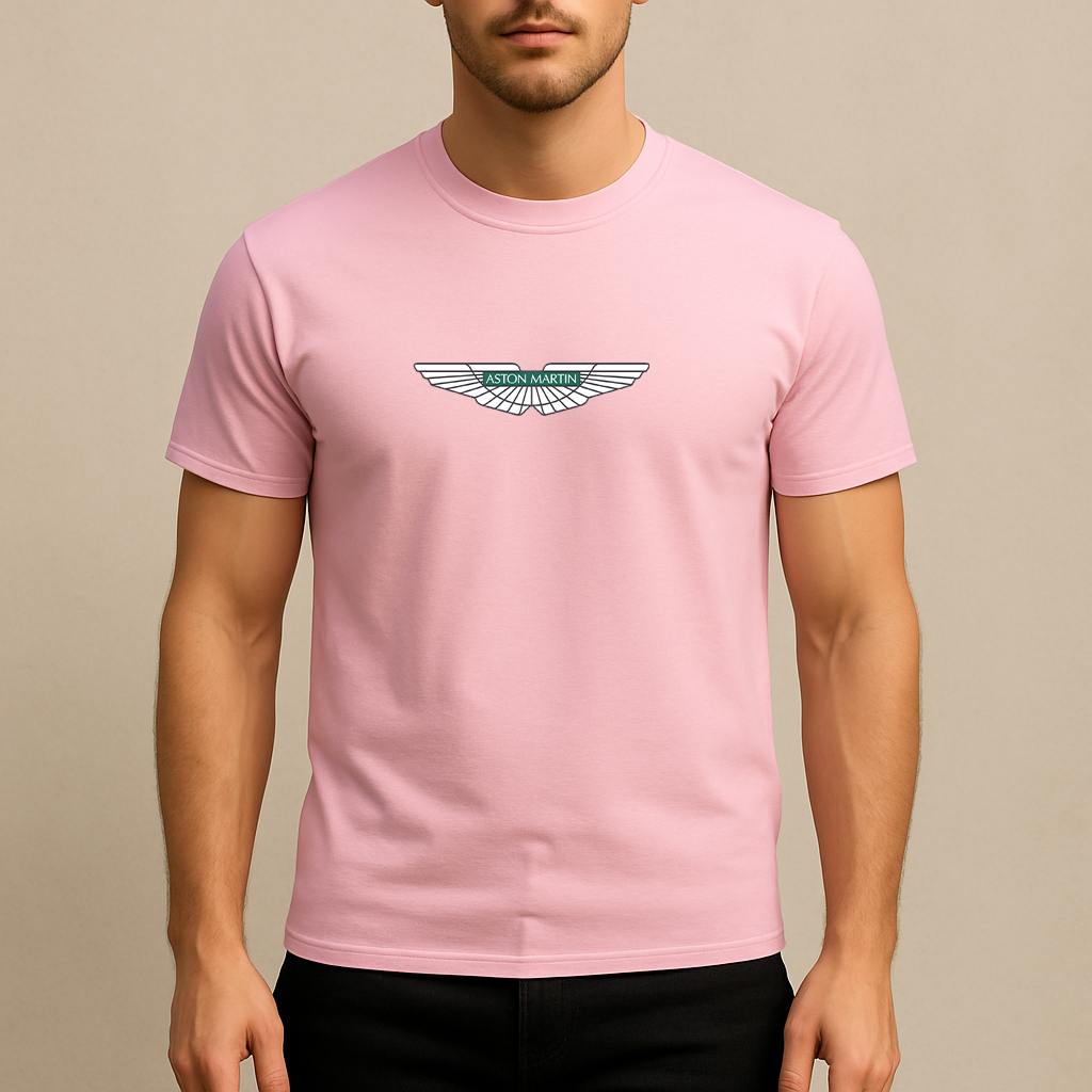 Men's Aston Martin Motorsports Car Cotton T-Shirt