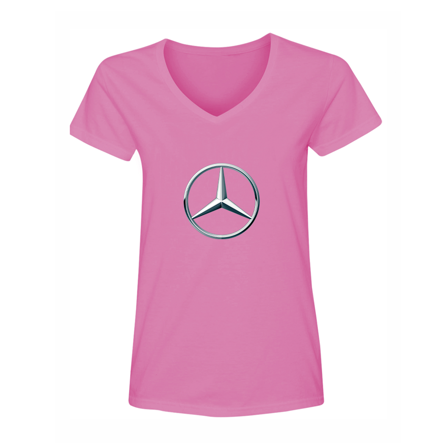 Women's Mercedes-Benz New Car V-Neck T-Shirt