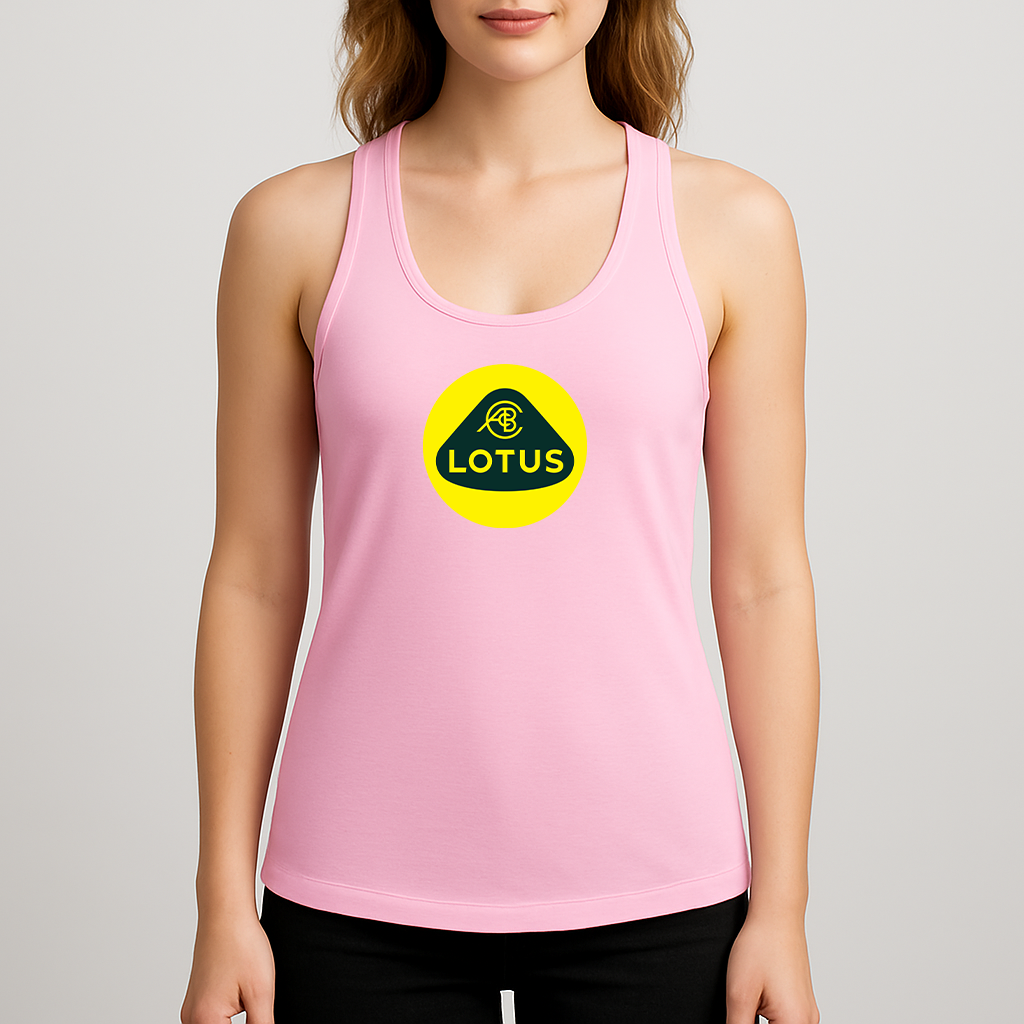 Women's Lotus Car Racerback Tank Top