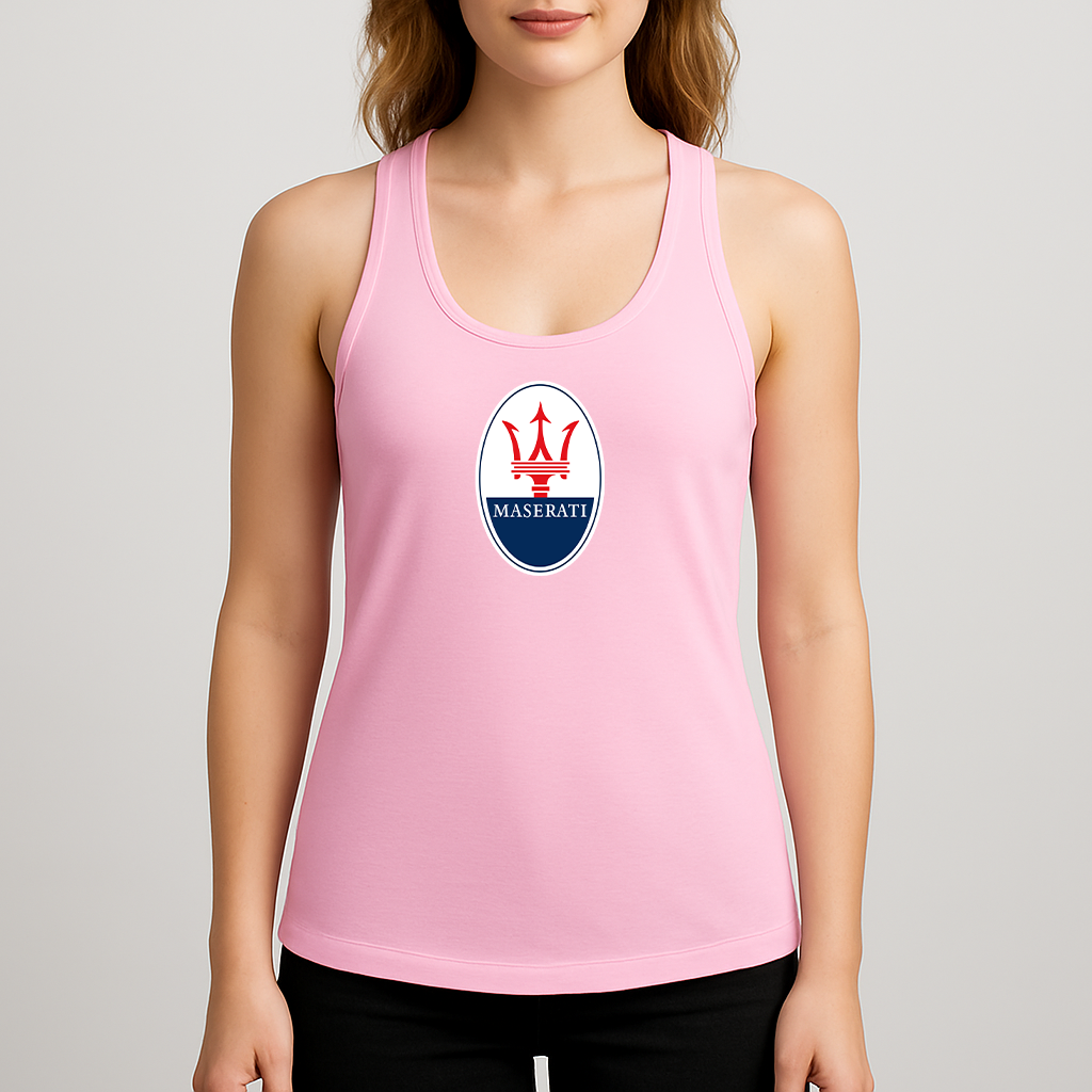Women's Maserati Car Racerback Tank Top
