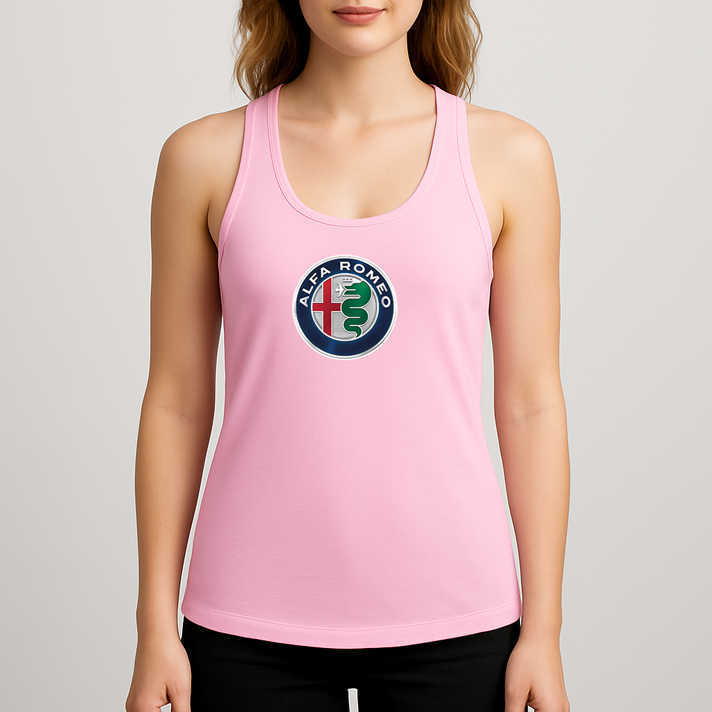 Women's Alfa Romeo Car Racerback Tank Top
