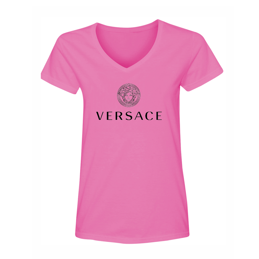 Women's Versace V-Neck T-Shirt