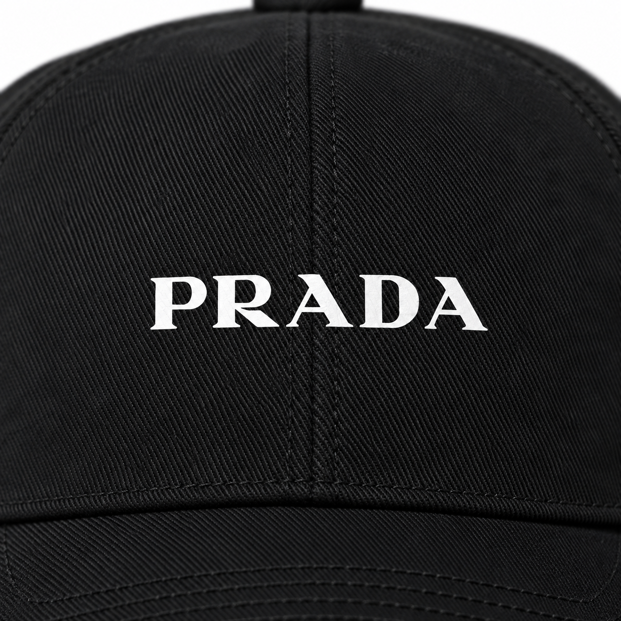 Prada dad baseball cap black detail