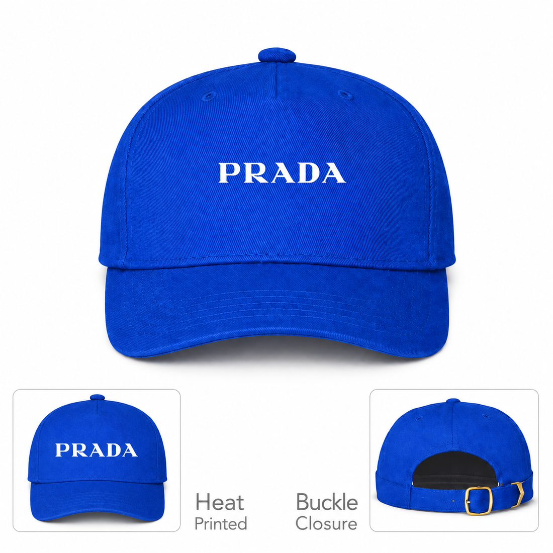 Prada dad baseball cap blue main