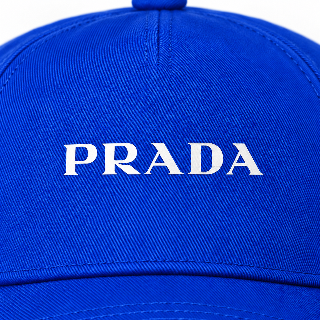 Prada dad baseball cap blue detail