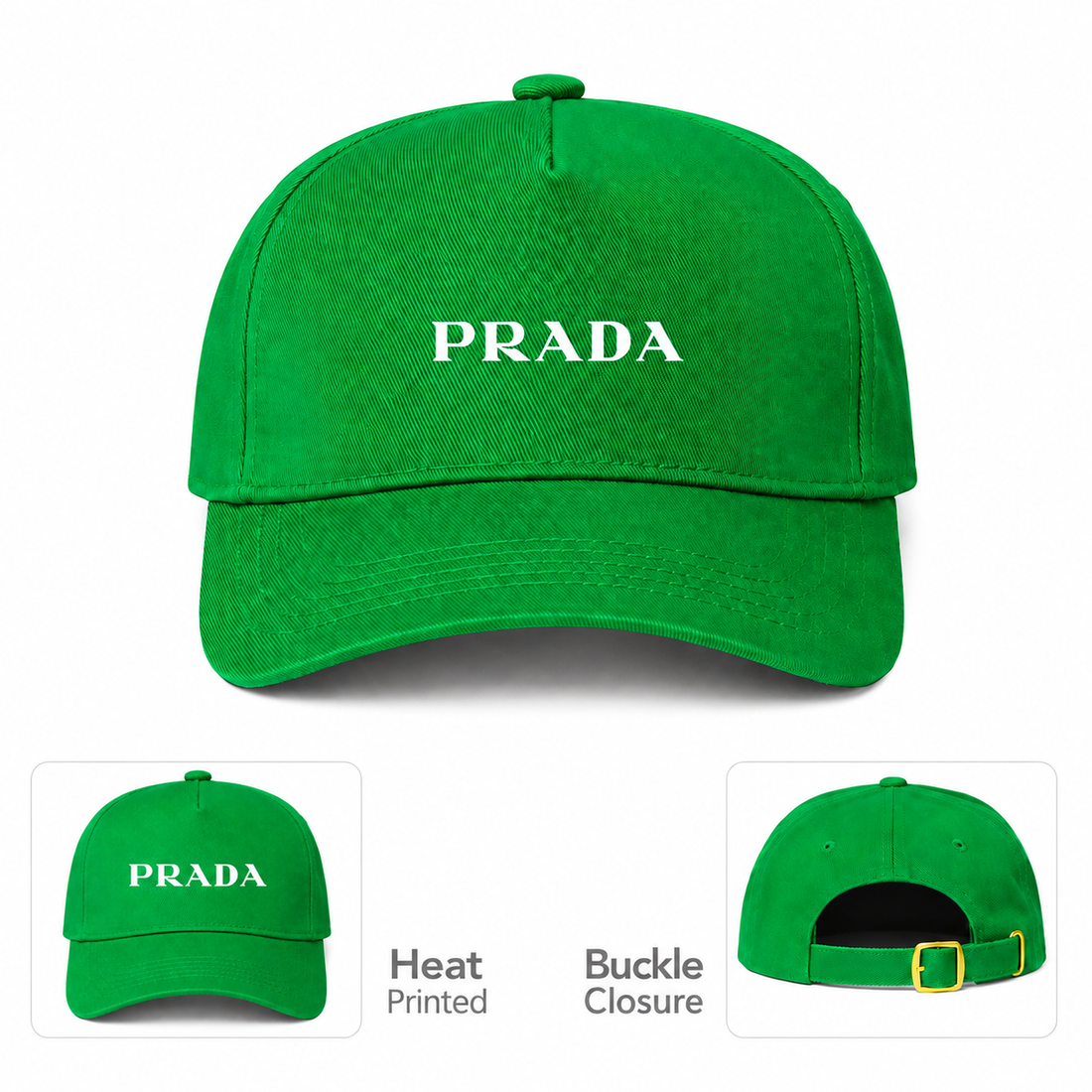 Prada dad baseball cap kelly green main
