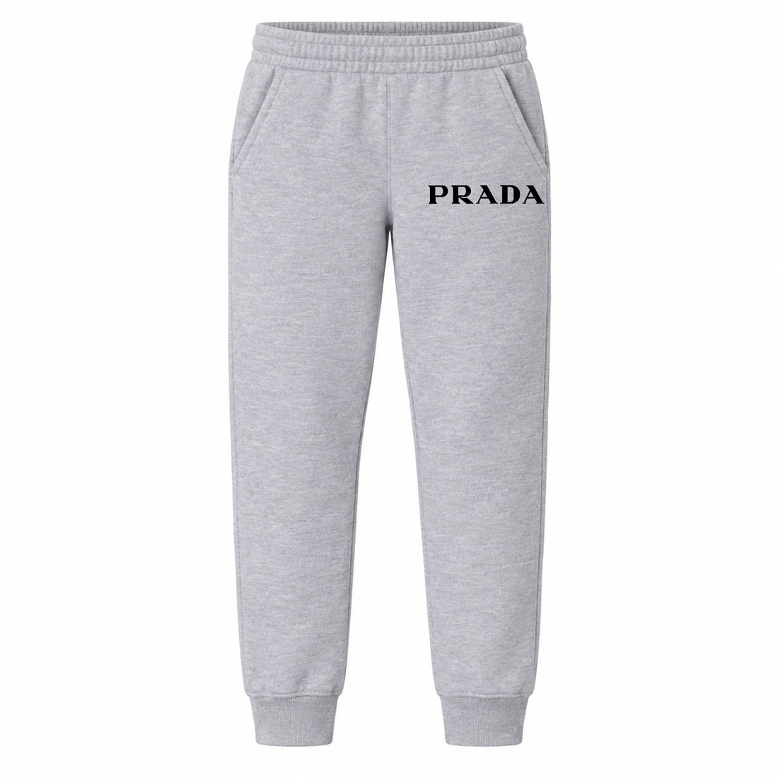 Prada youth jogger sweatpants, Grey, Youth Large ages 10–12