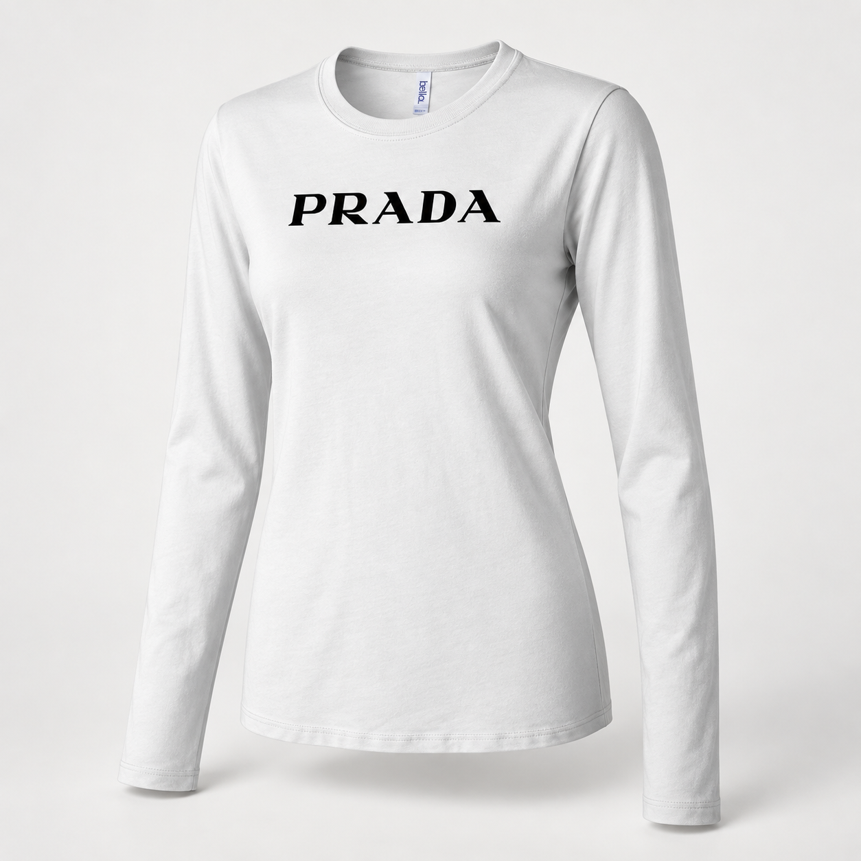 Women's Prada Long Sleeve T-Shirt – White hero