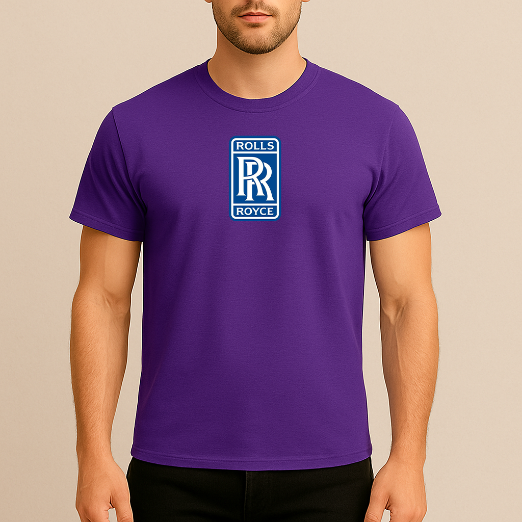 Men’s Rolls Royce Motorsport Car Cotton T-Shirt