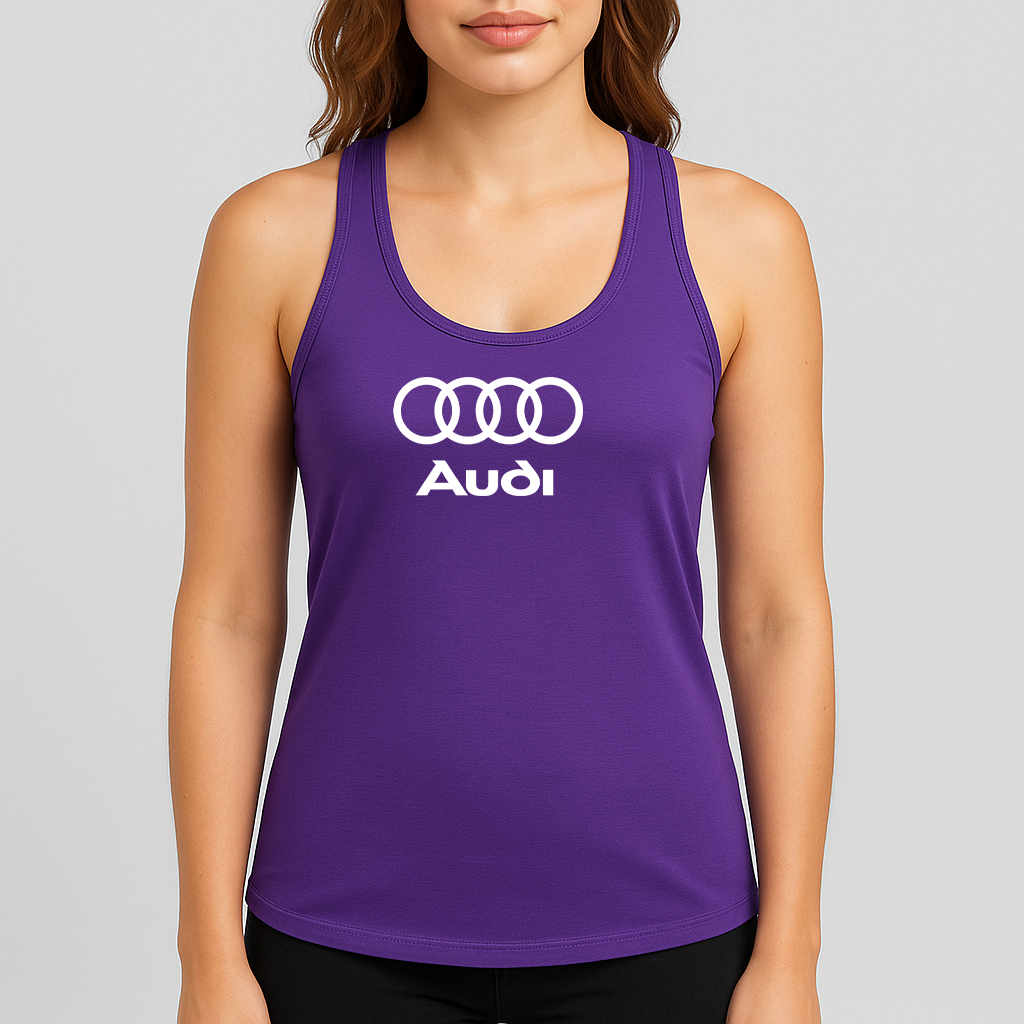 Women's Audi Motorsports Car Racerback Tank Top