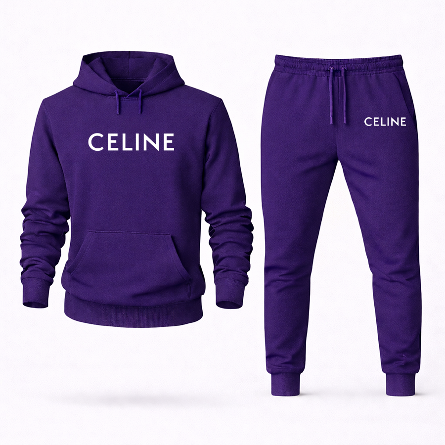 Men's Celine Hoodie Joggers Set
