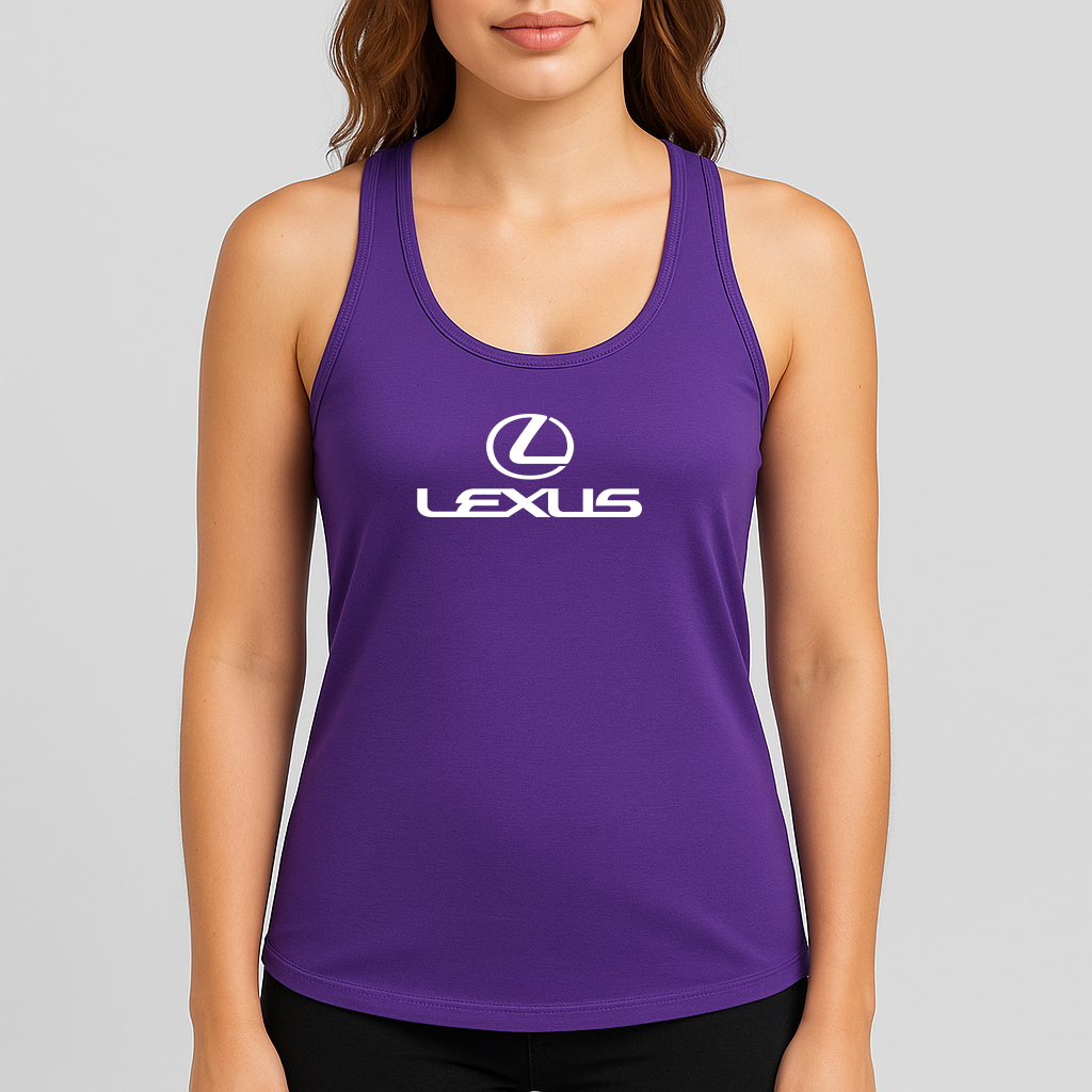 Women's Lexus Car Racerback Tank Top