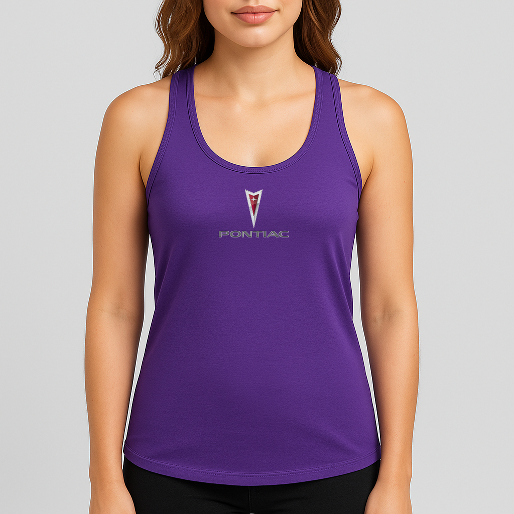 Women's Pontiac Car Racerback Tank Top