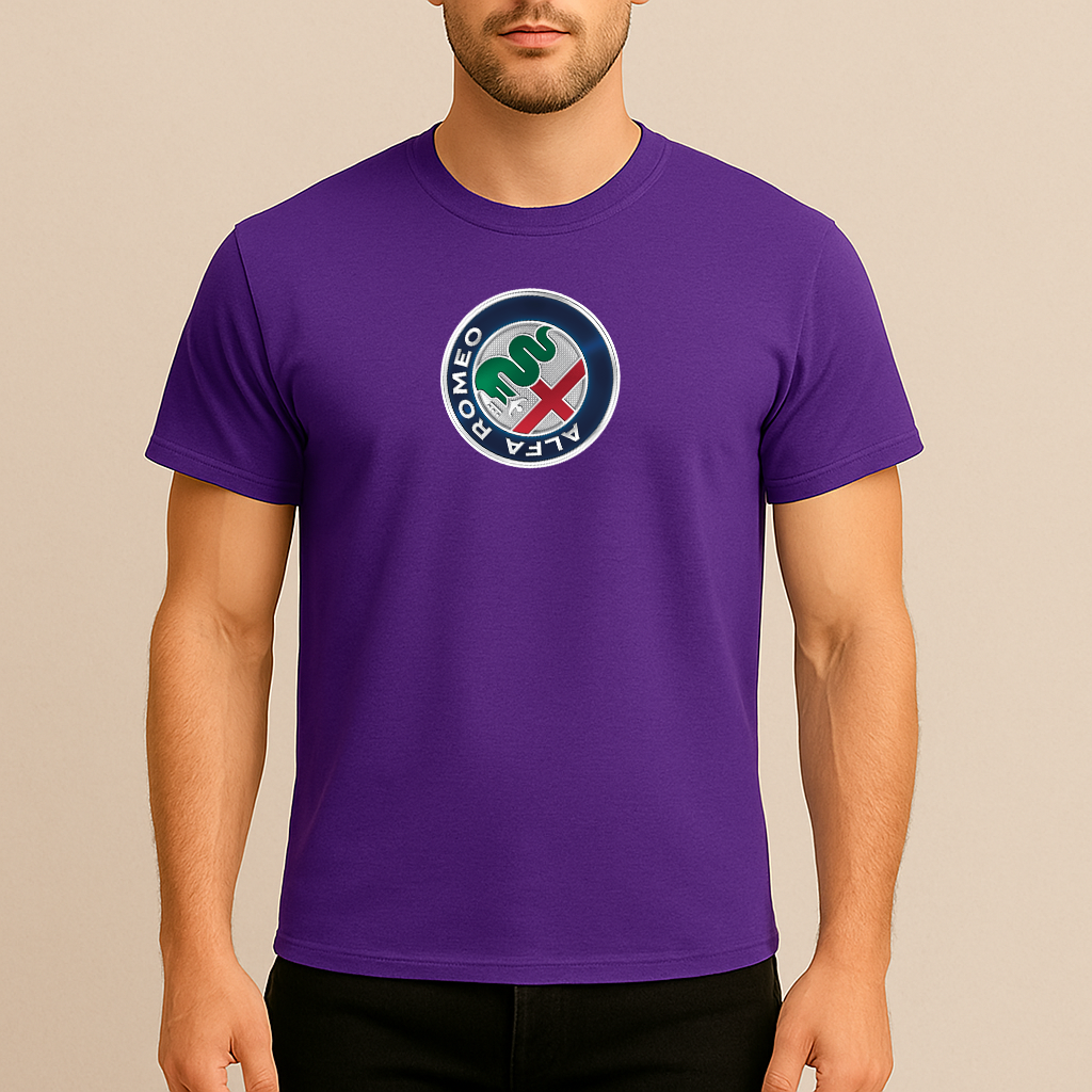 Men's Alfa Romeo Car Cotton T-Shirt