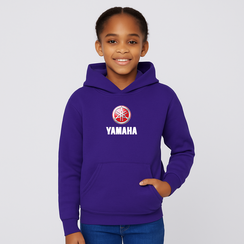 Youth Kids yamaha logo Pullover Hoodie