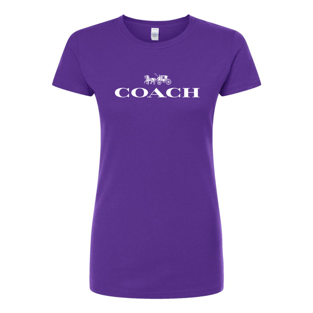 Women's Coach Round Neck T-Shirt