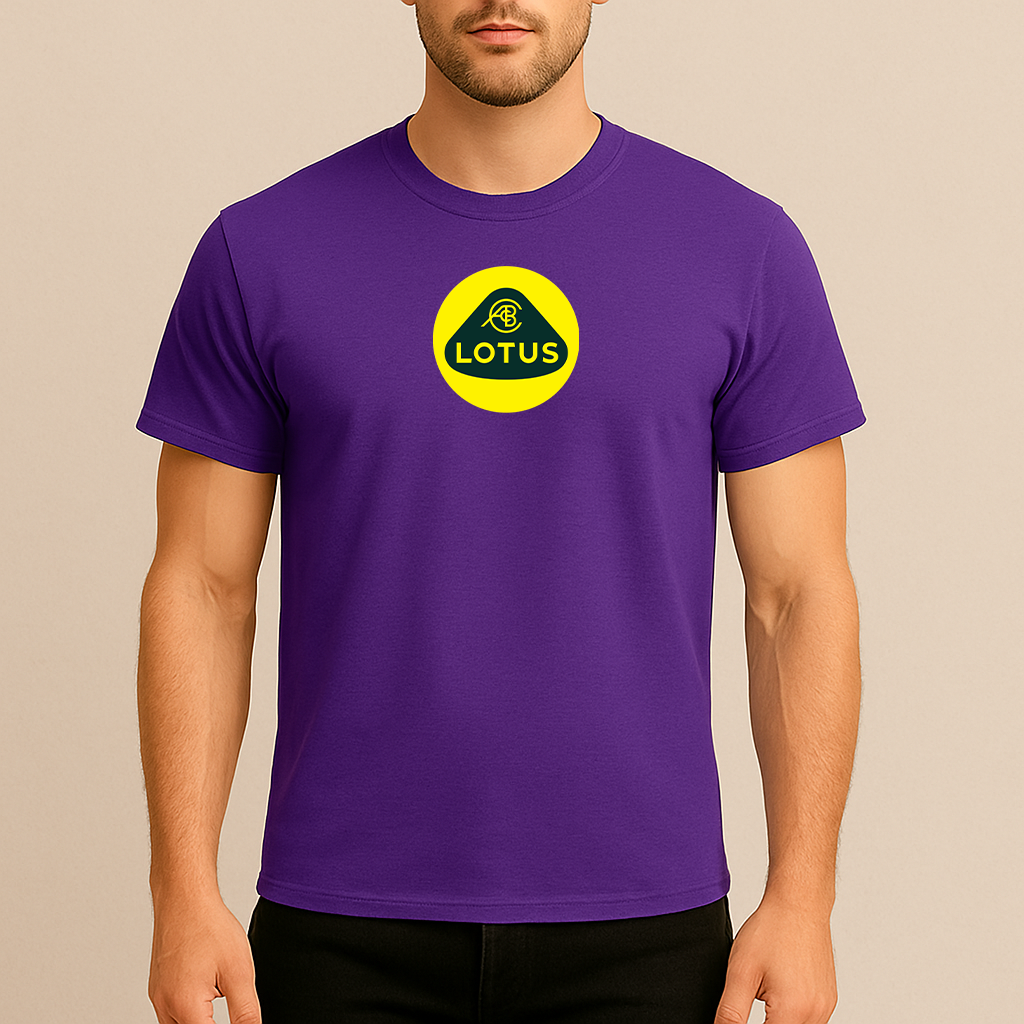 Men’s Lotus Car Cotton T-Shirt