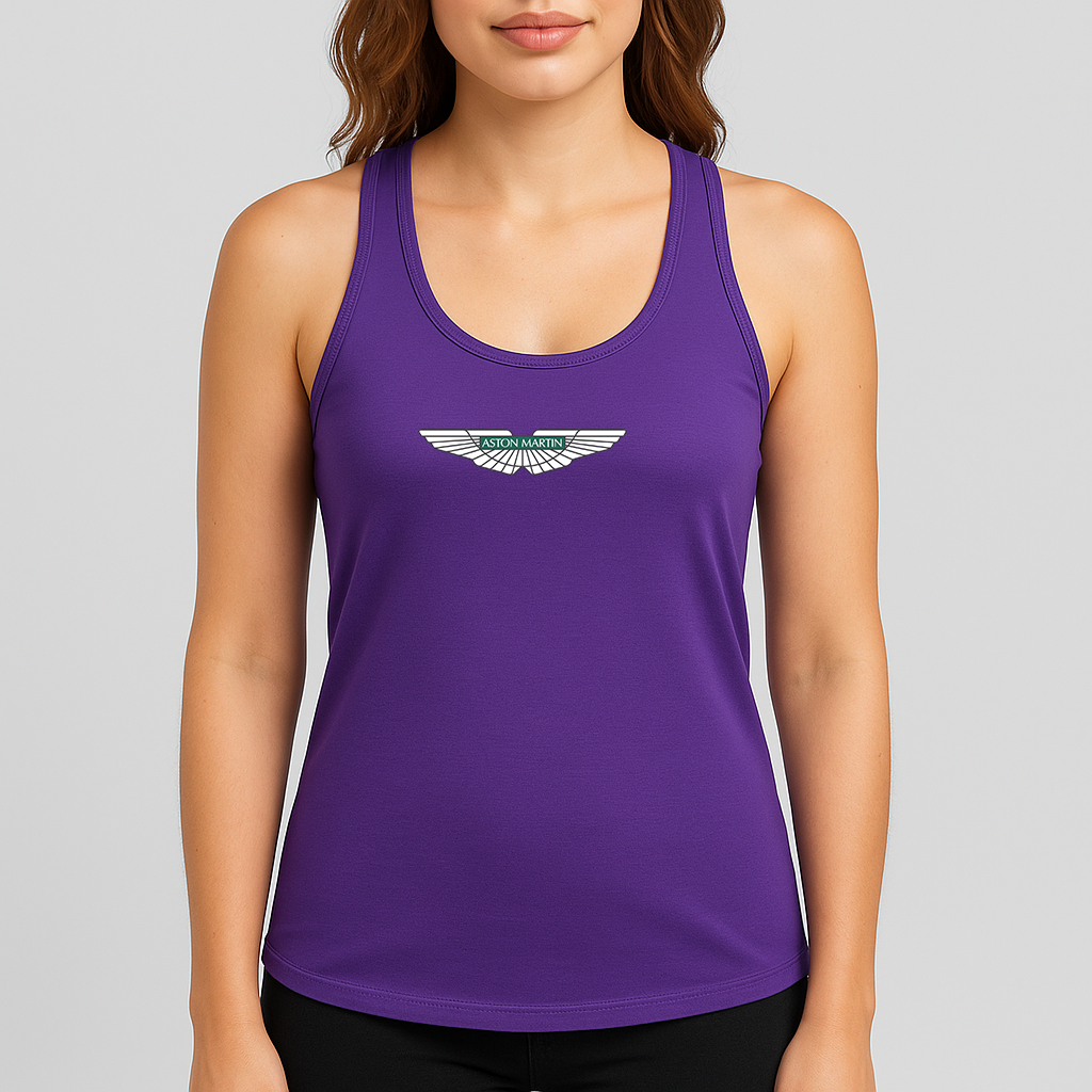 Women's Aston Martin Motorsports Car Racerback Tank Top