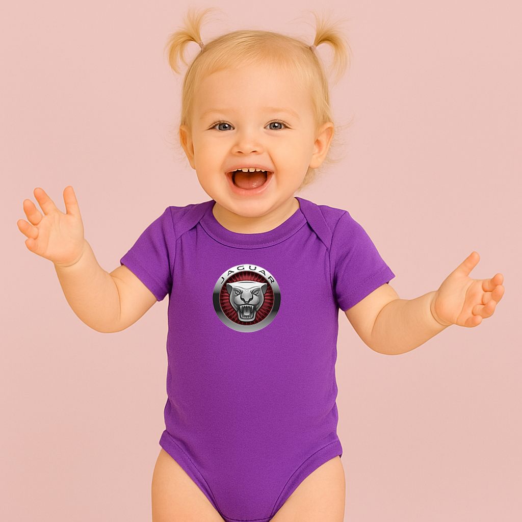 Jaguar Motorsports Supercars Baby Romper Onesie