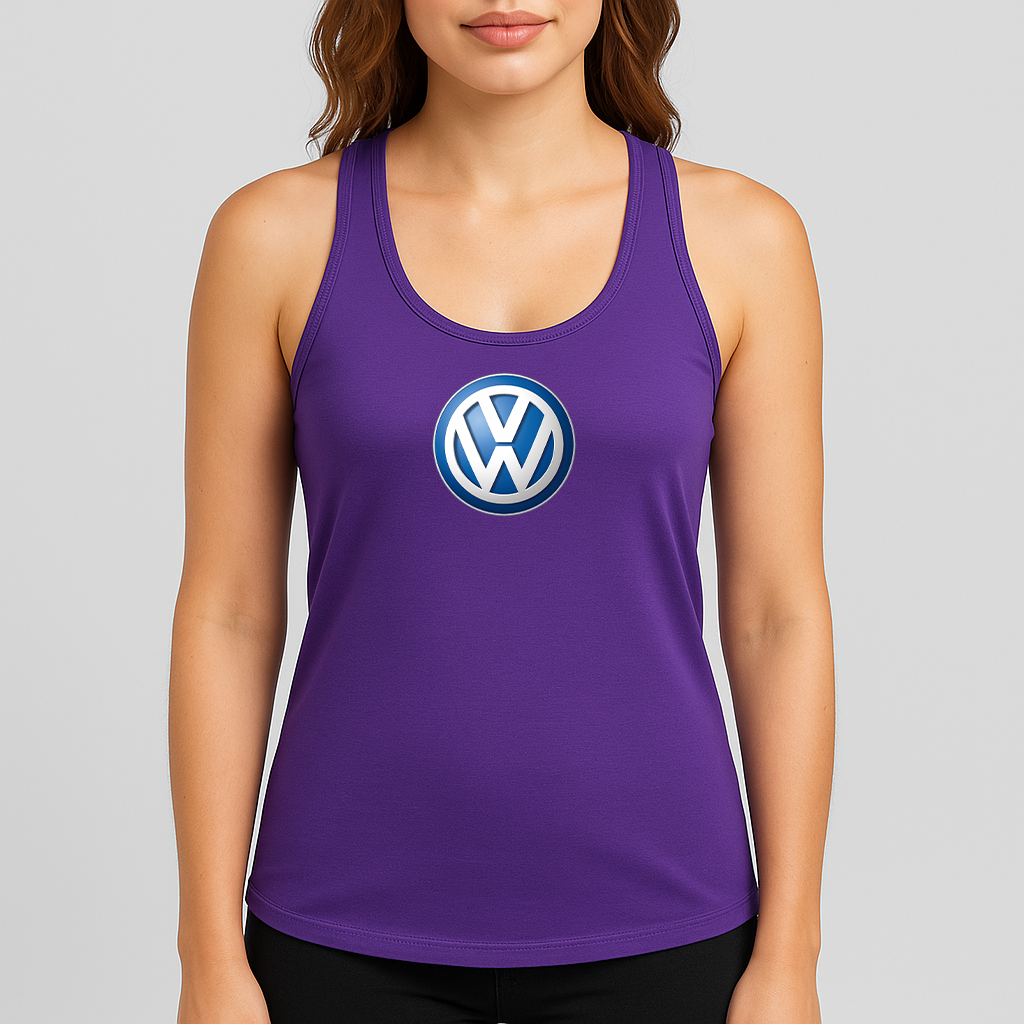 Women's VW Volkswagen Car Racerback Tank Top