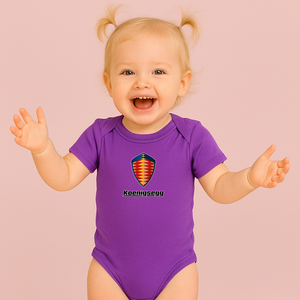 Koenigsegg Car Baby Romper Onesie