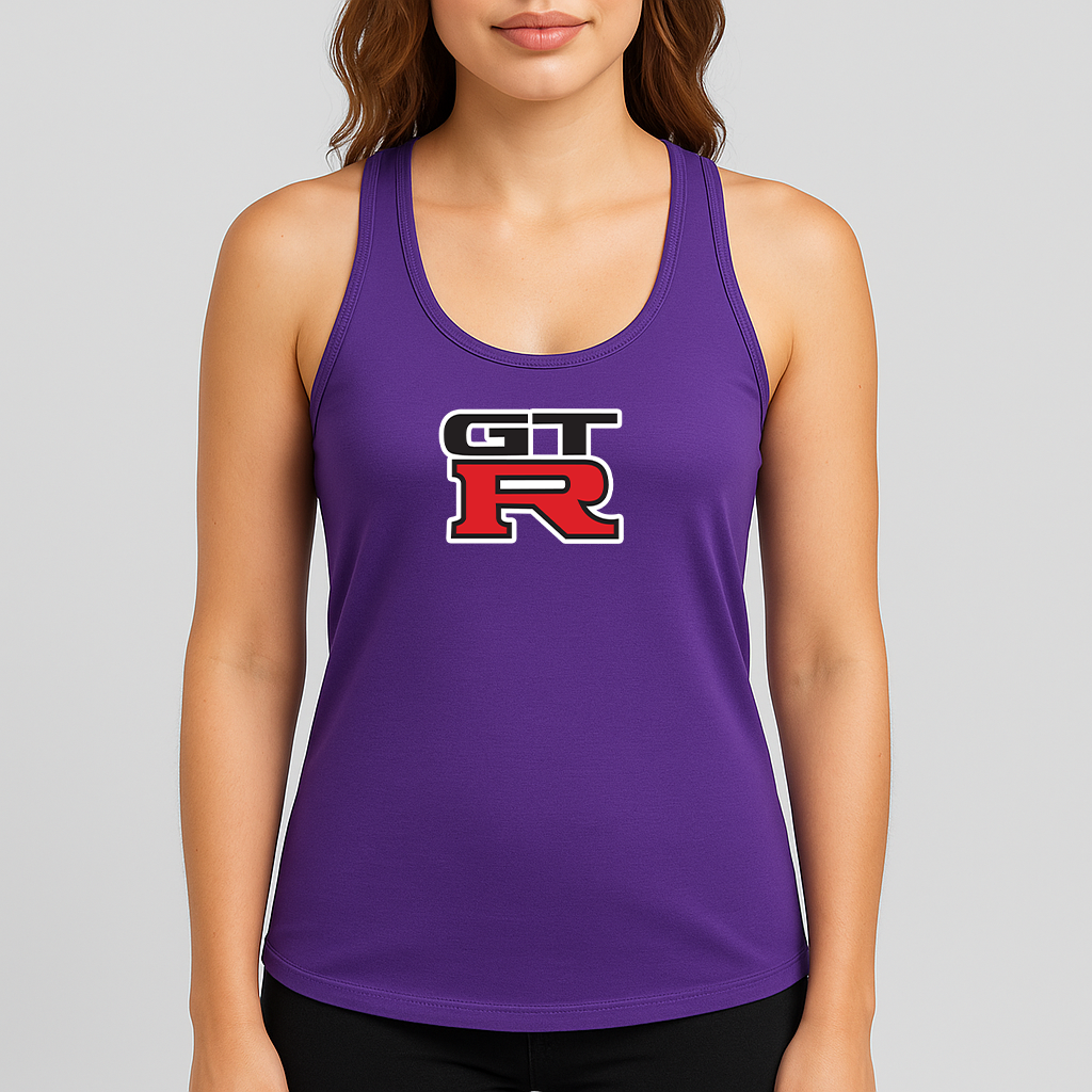 Women's GTR Car Racerback Tank Top