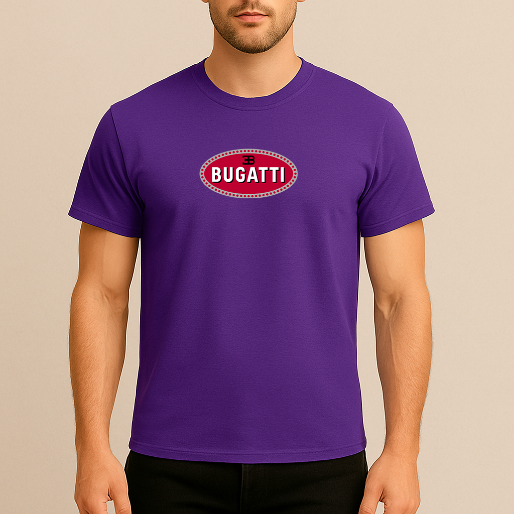 Men’s Bugatti Car Cotton T-Shirt