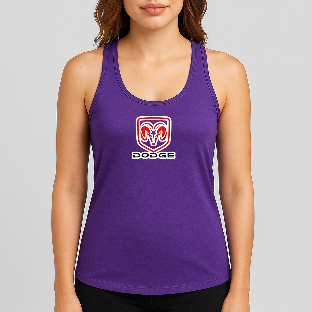 Women's Dodge Car Racerback Tank Top