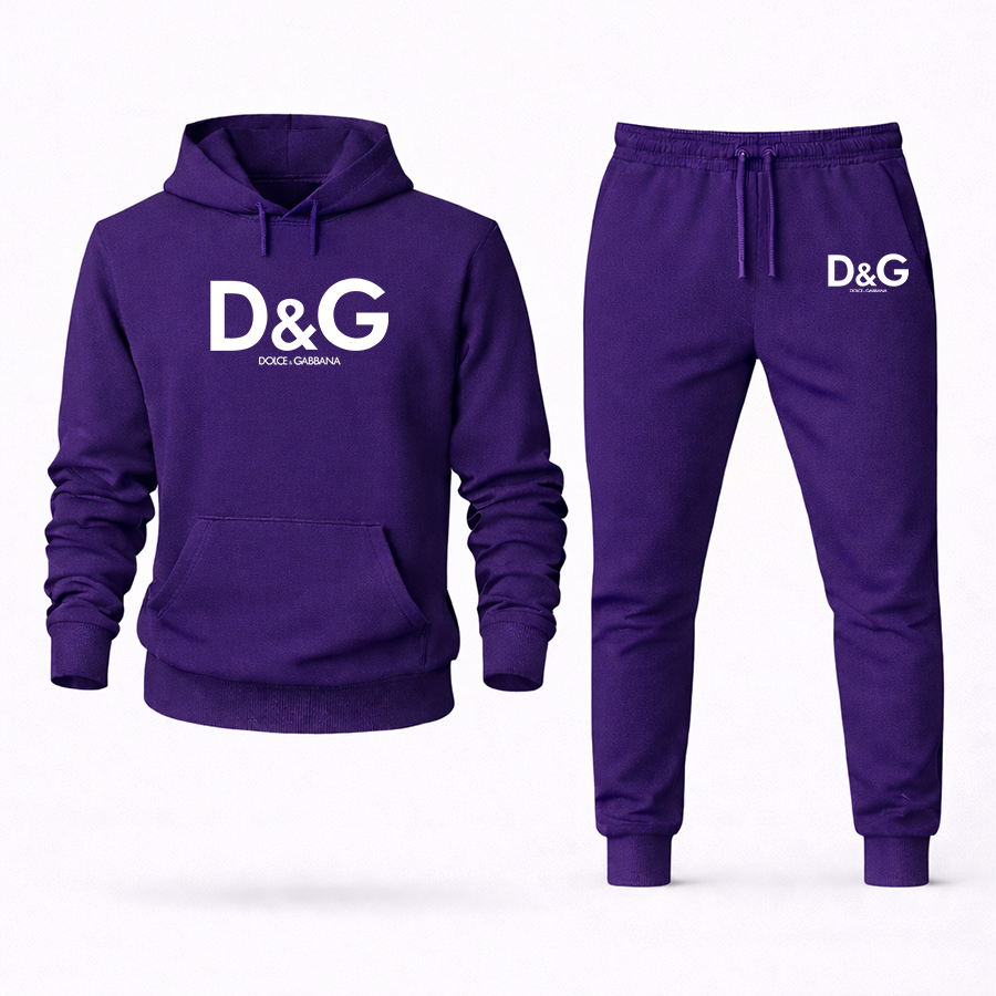 Men's Dolce and Gabbana Hoodie Joggers Set
