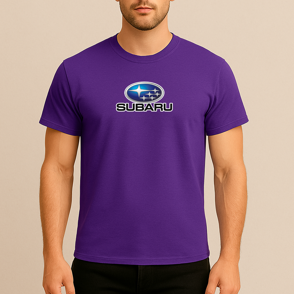 Men’s Subaru Car Cotton T-Shirt