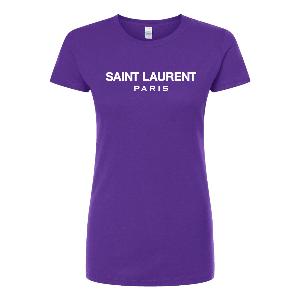 Women's  Saint Laurent Round Neck T-Shirt