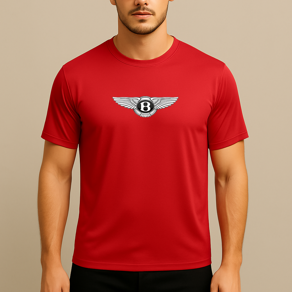 Men’s Bentley Motorsports Car Polyester T-Shirt