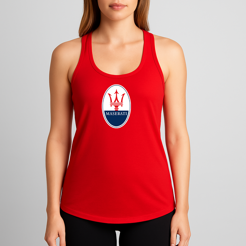 Women's Maserati Car Racerback Tank Top