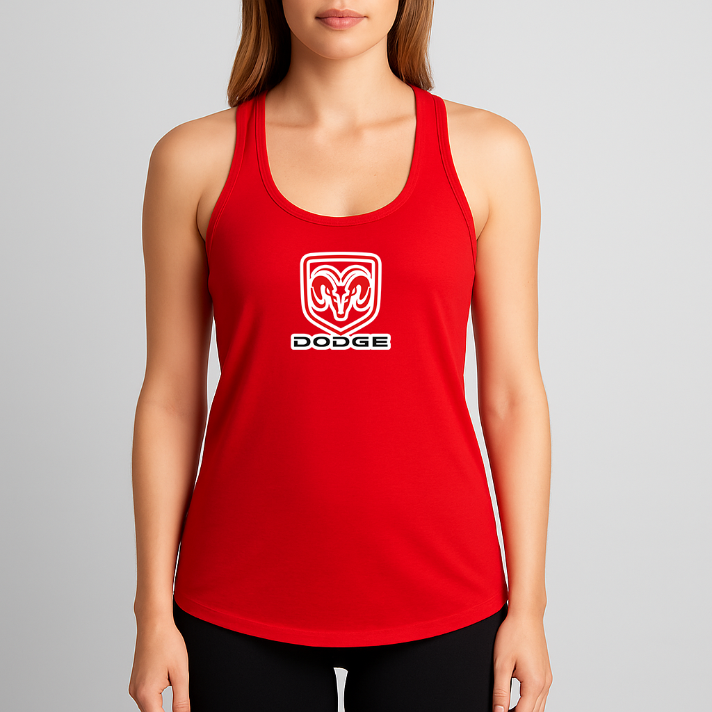 Women's Dodge Car Racerback Tank Top