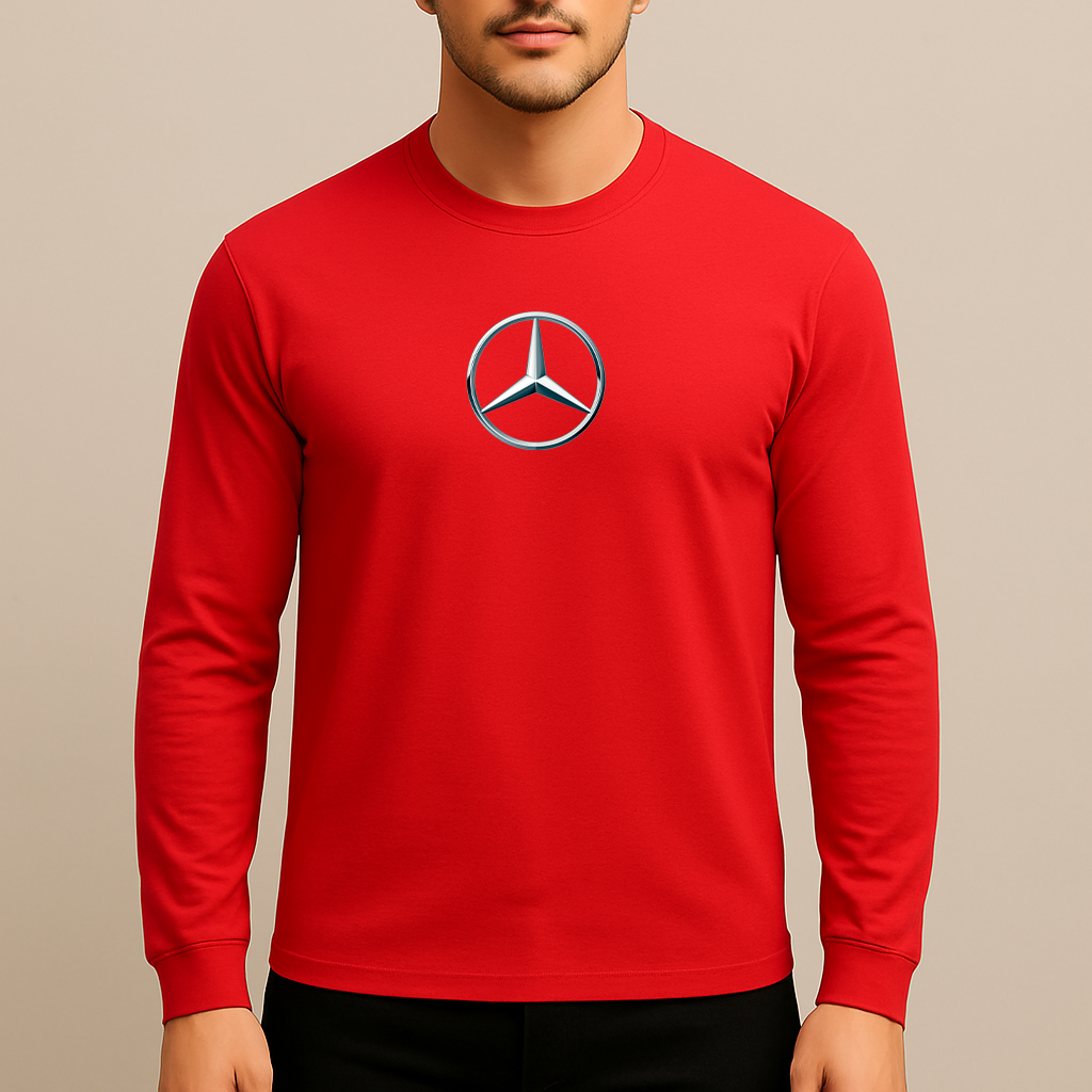 Men's Mercedes-Benz New Car Long Sleeve T-Shirt