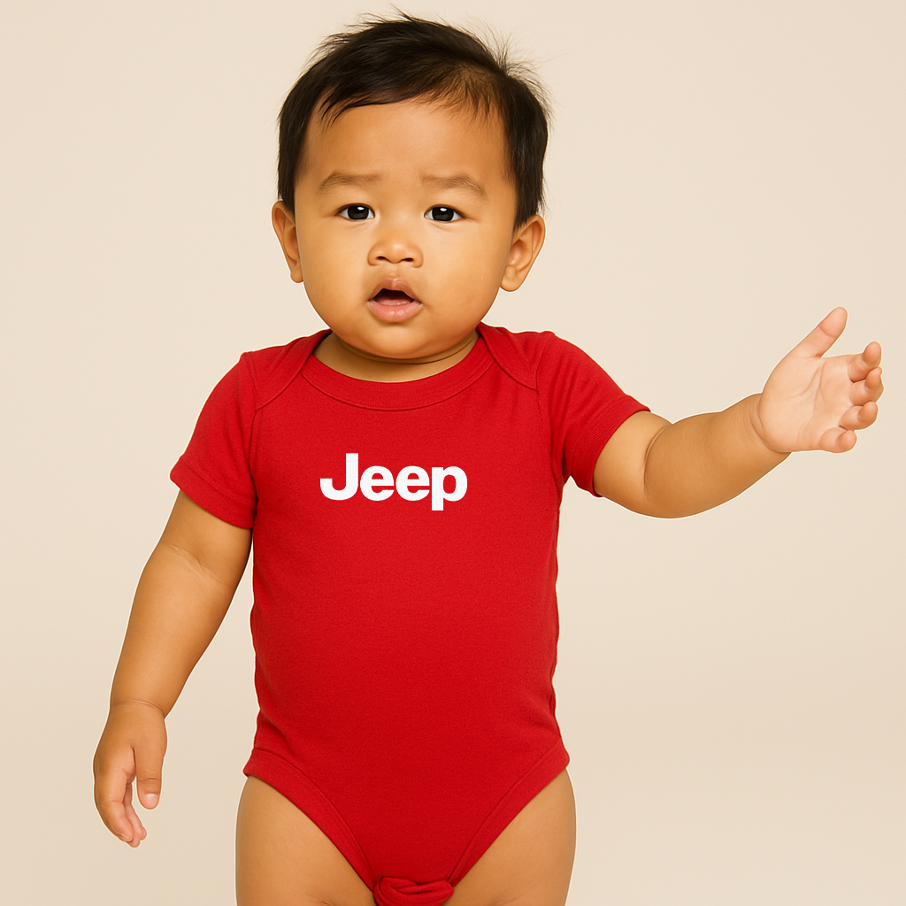 Jeep Car Baby Romper Onesie