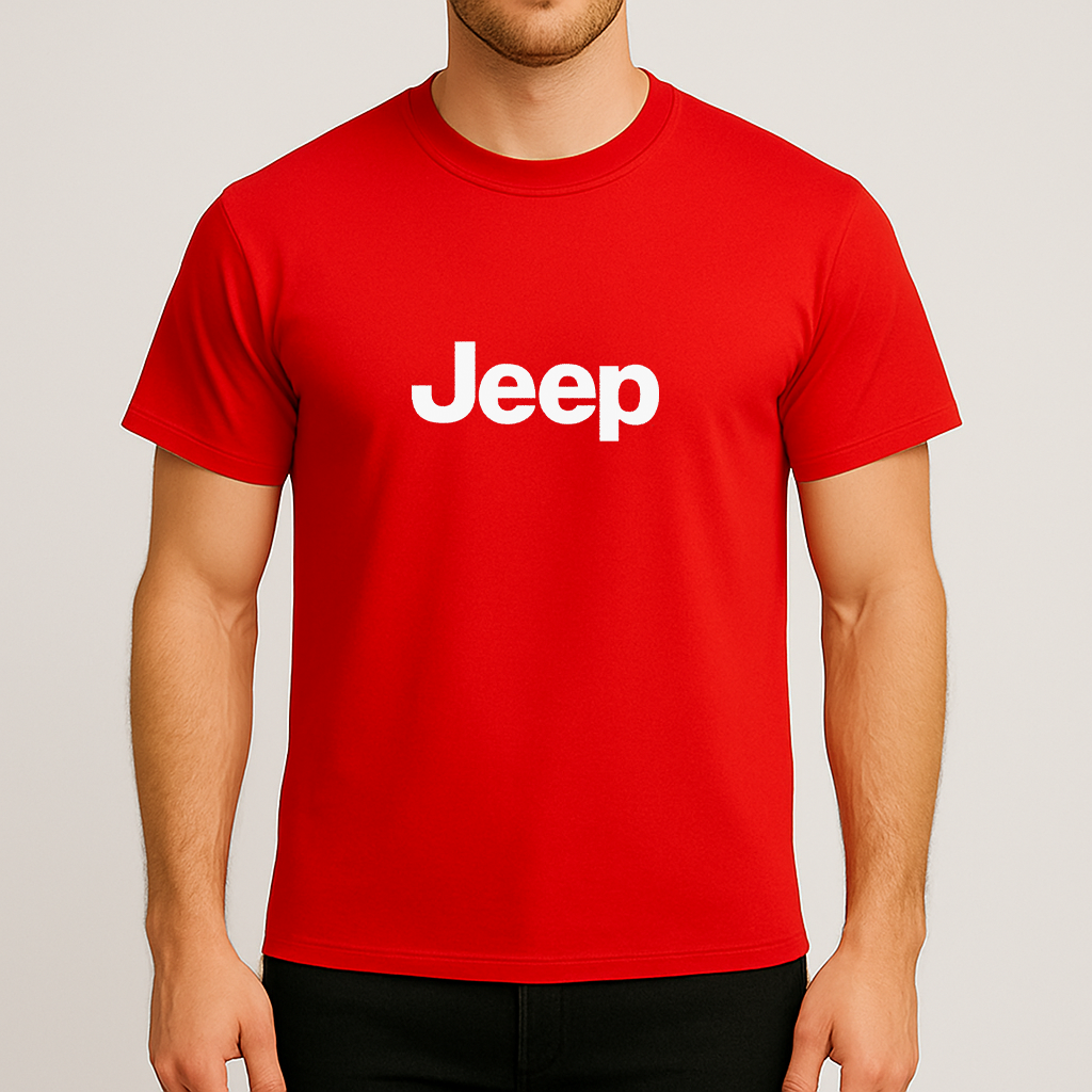 Men’s Jeep Car Cotton T-Shirt