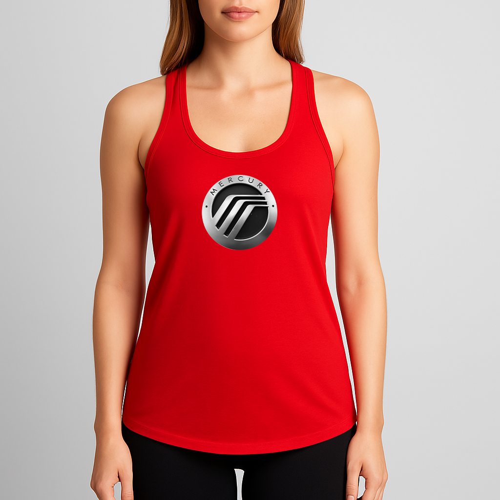 Women's Mercury Car Racerback Tank Top
