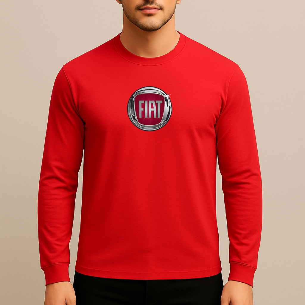 Men’s Fiat Car Long Sleeve T-Shirt
