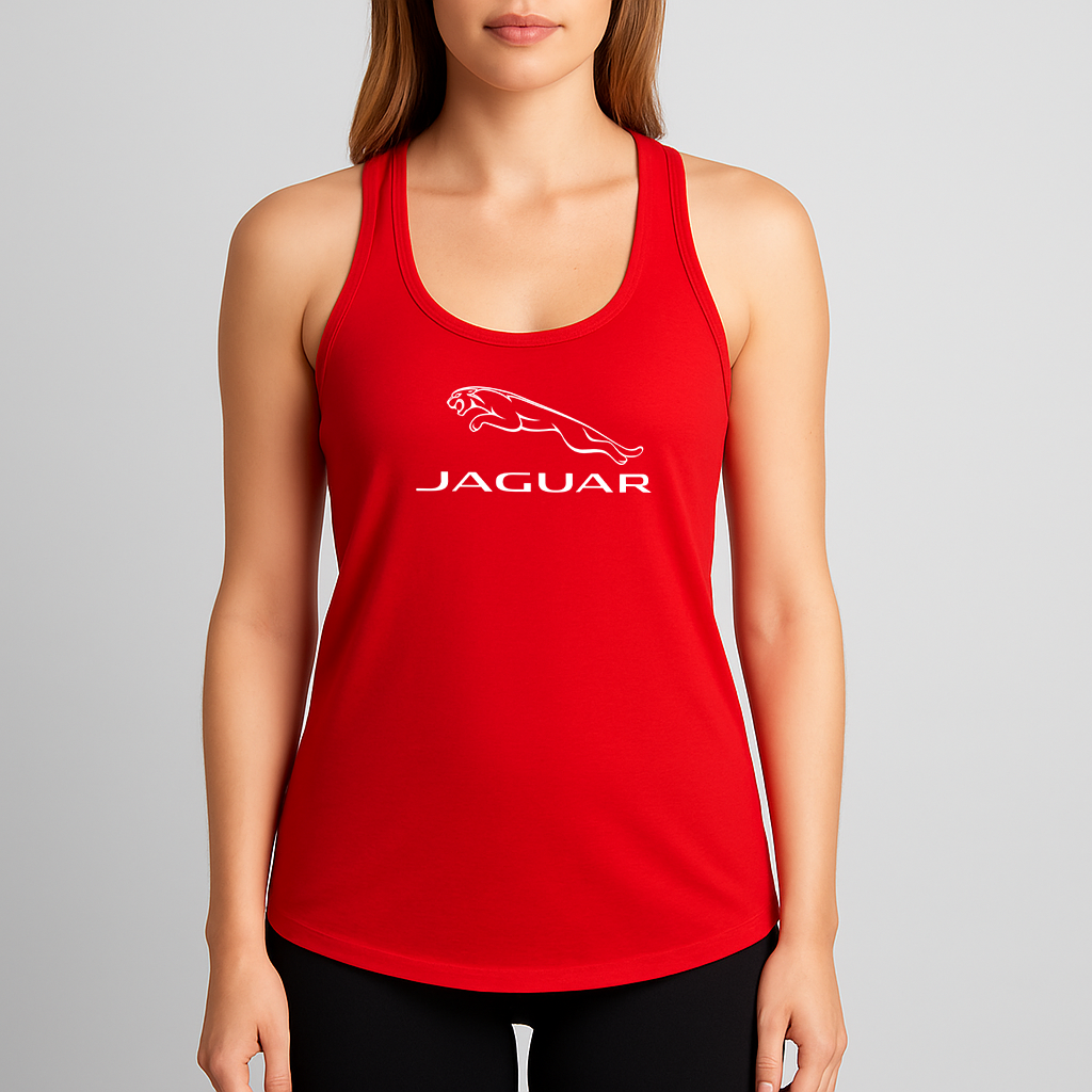 Women's Jaguar Car Symbol Racerback Tank Top