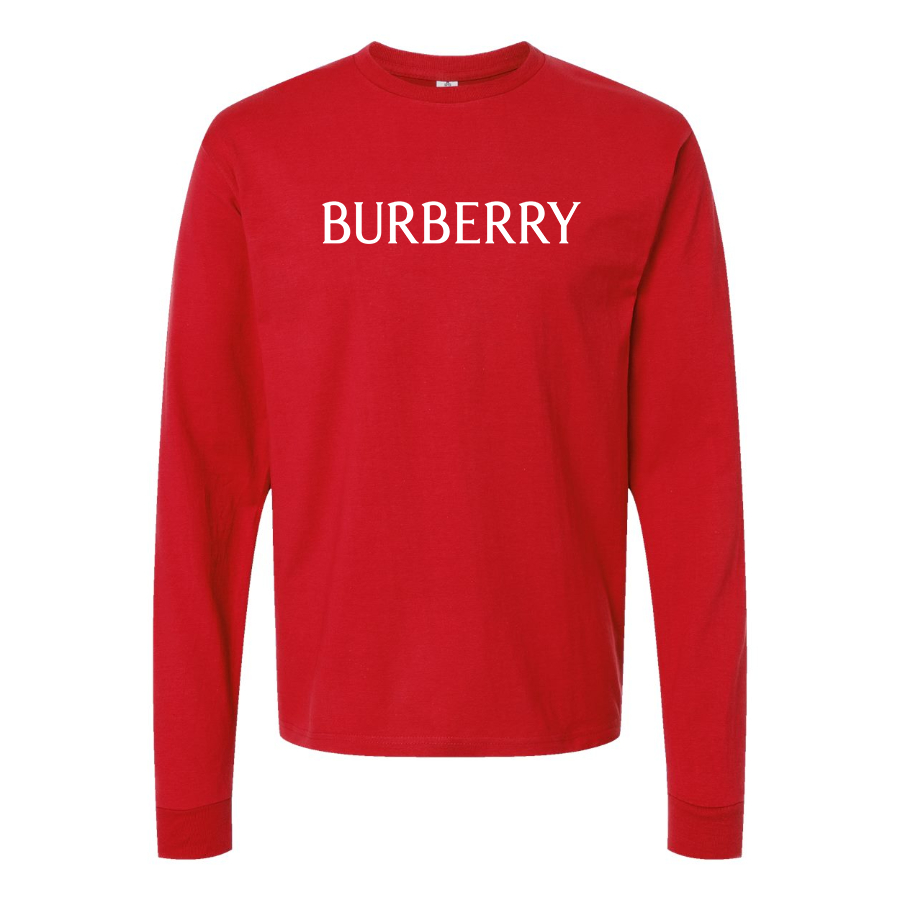 Men's Burberry Cotton Long Sleeve T-Shirt