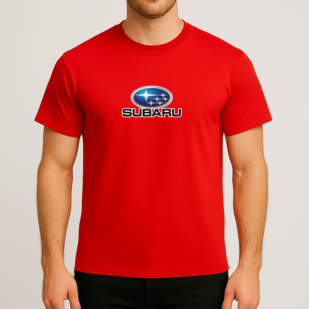 Men’s Subaru Car Cotton T-Shirt