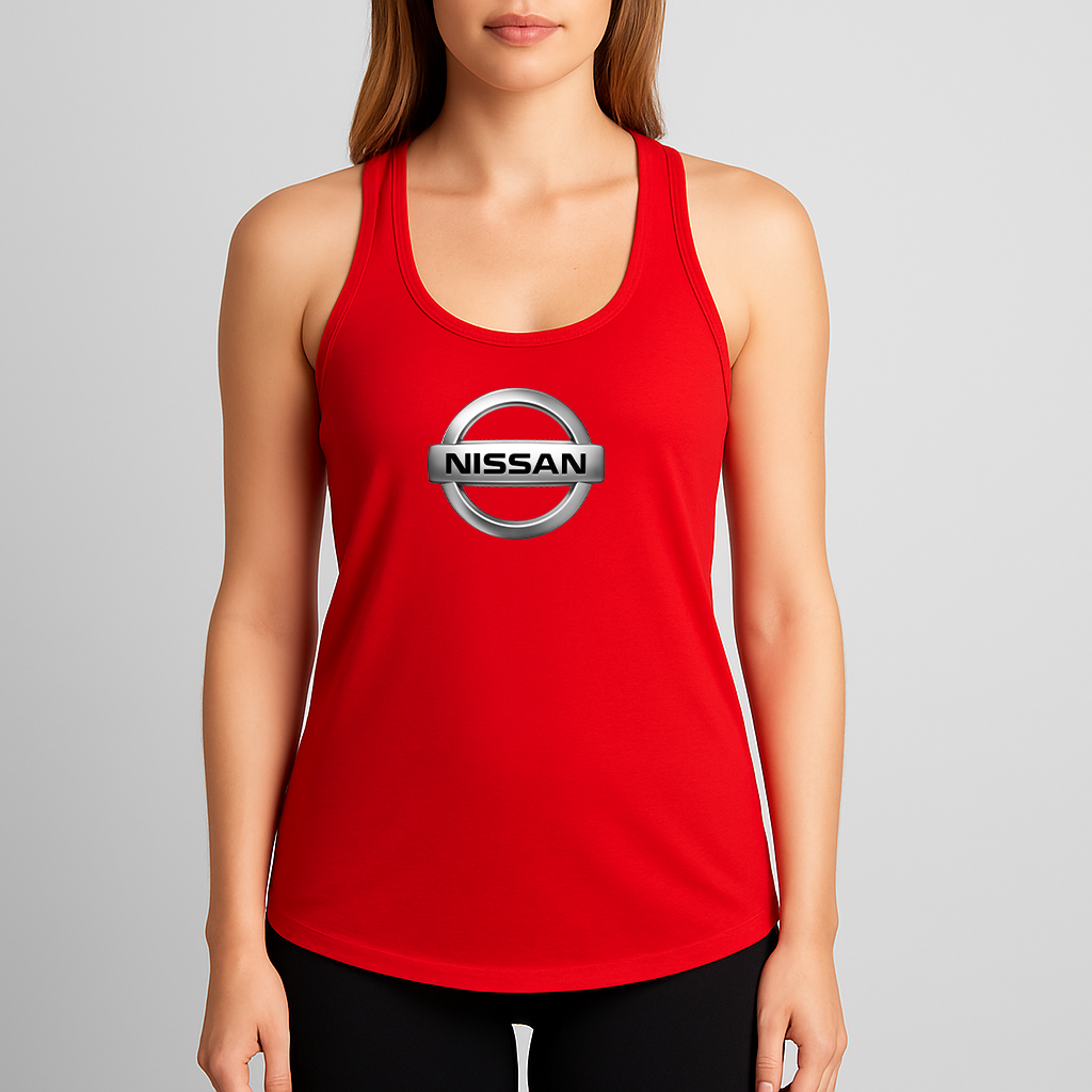 Women's Nissan Car Racerback Tank Top