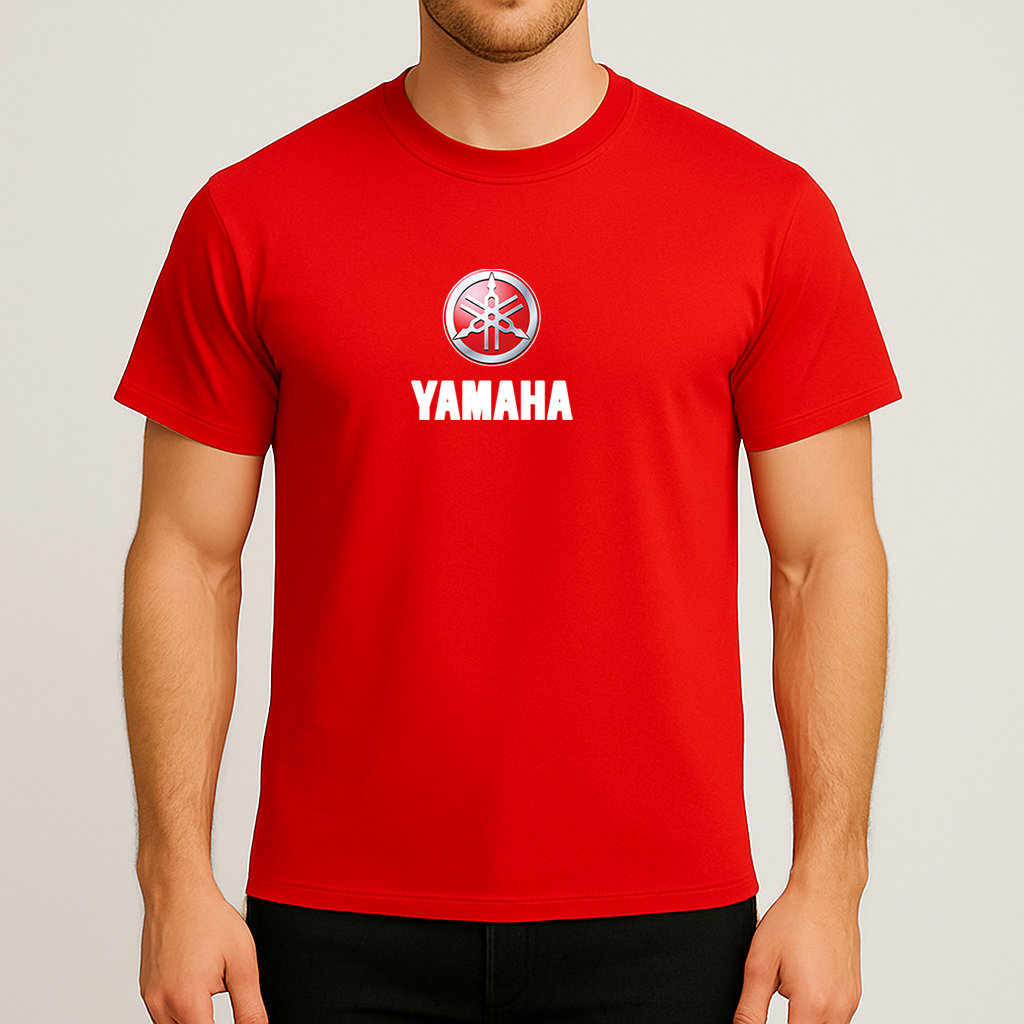 Men’s yamaha logo Cotton T-Shirt