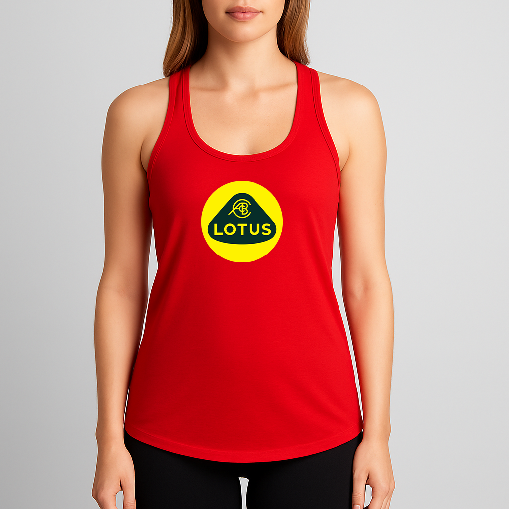 Women's Lotus Car Racerback Tank Top