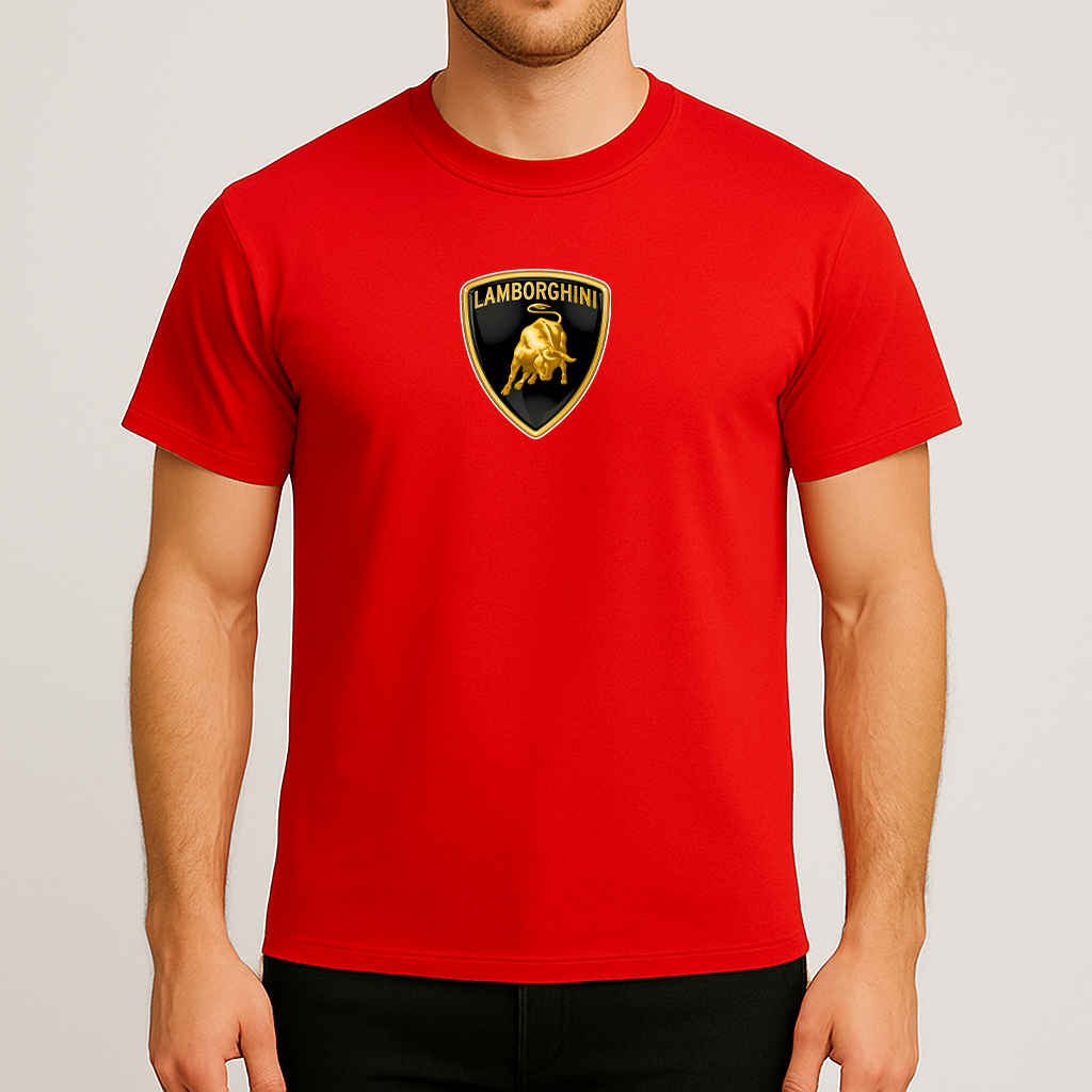 Men’s Lamborghini Car Cotton T-Shirt