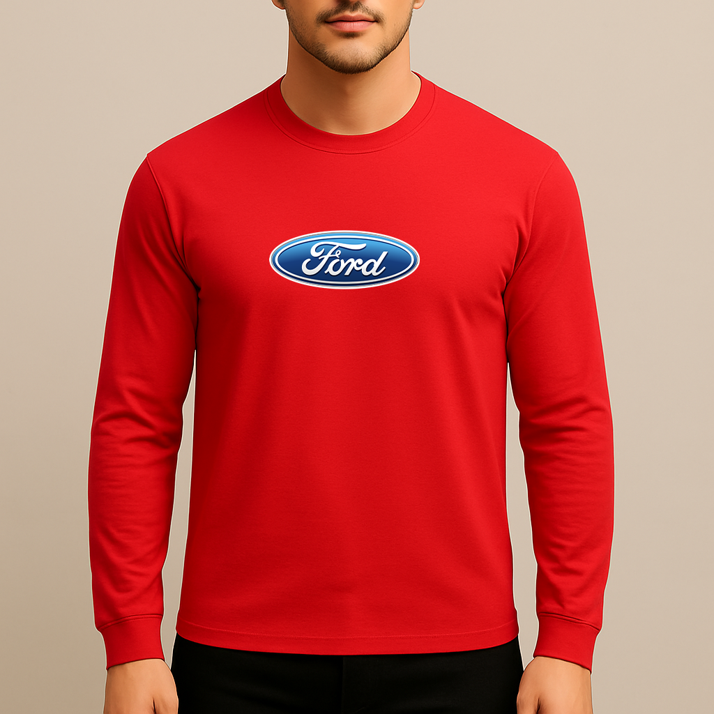 Men’s Ford Car Long Sleeve T-Shirt